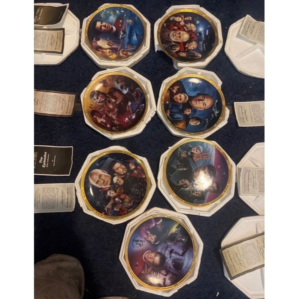 Collectable Star Trek plates